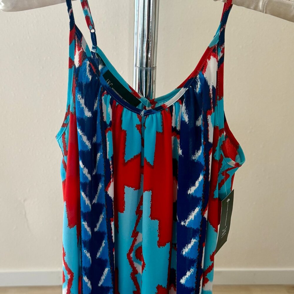 Spring/Summer Tank Bright Pattern Multi-Colored Print - Picture 6 of 11